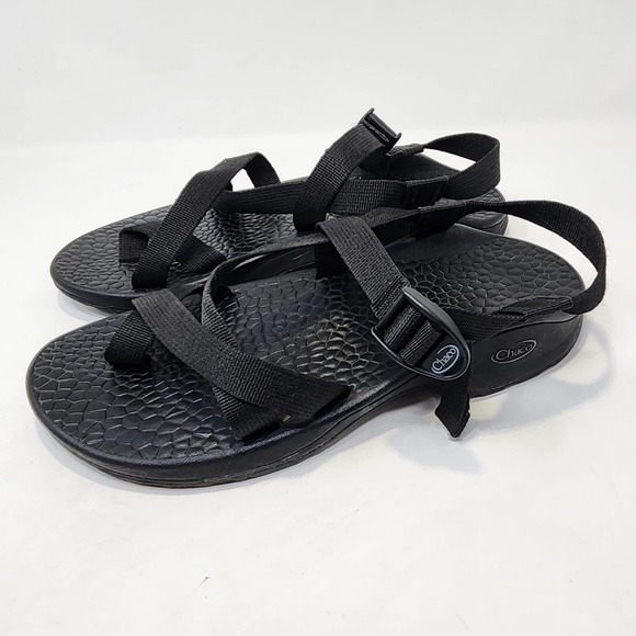 Chaco Mens Z Cloud 2 Black Adjustable Strap Outdoor Sandals Size 11 Toe Strap - Picture 5 of 8
